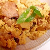 筍と卵と豚肉の中華炒め